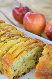 طرز تهیه بهترین کیک سیب بدون دارچین
